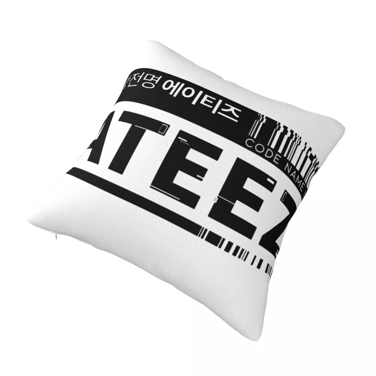 Ateez Code Idol Kpop Singer Pillowcases Merchandise Soft Cushion Cover Pillow Covers Sofa Decorations Zipper Multi-Size