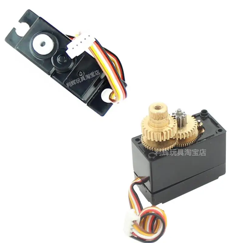 

Wltoys 144001 124019 124018 1/14 RC Car Spare Parts 144001-1307 Original plastic gear servo / upgrade metal gear servo