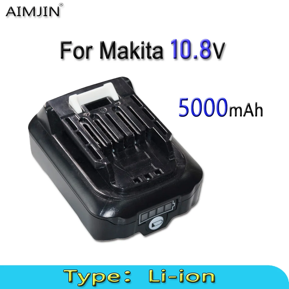 For Makita 10.8V 3.0/4.0/5.0Ah Li-ion Battery  BL1021B BL1041B BL1015B BL1020B BL1040B DC10WD Cordless Power Tools