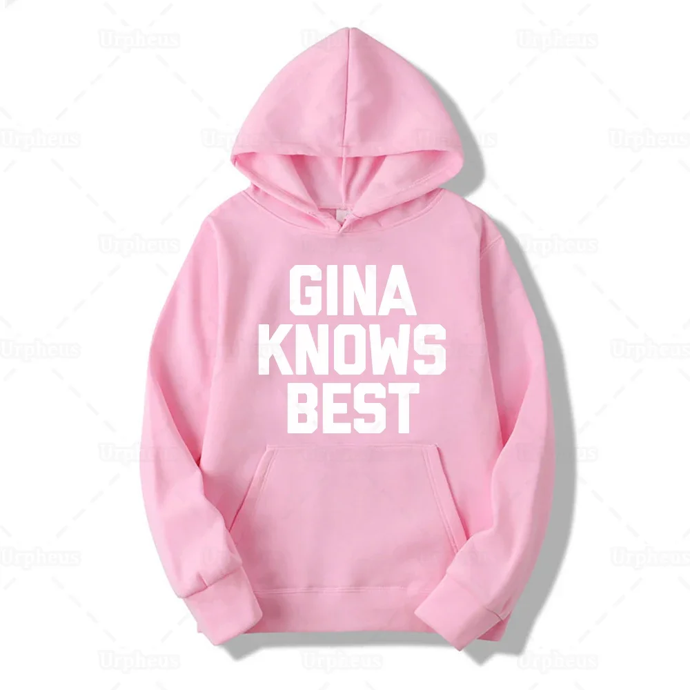 Brooklyn  Merch Gina Knows Best Hoodie Sweatershirt Same Style Graphic Hoodies