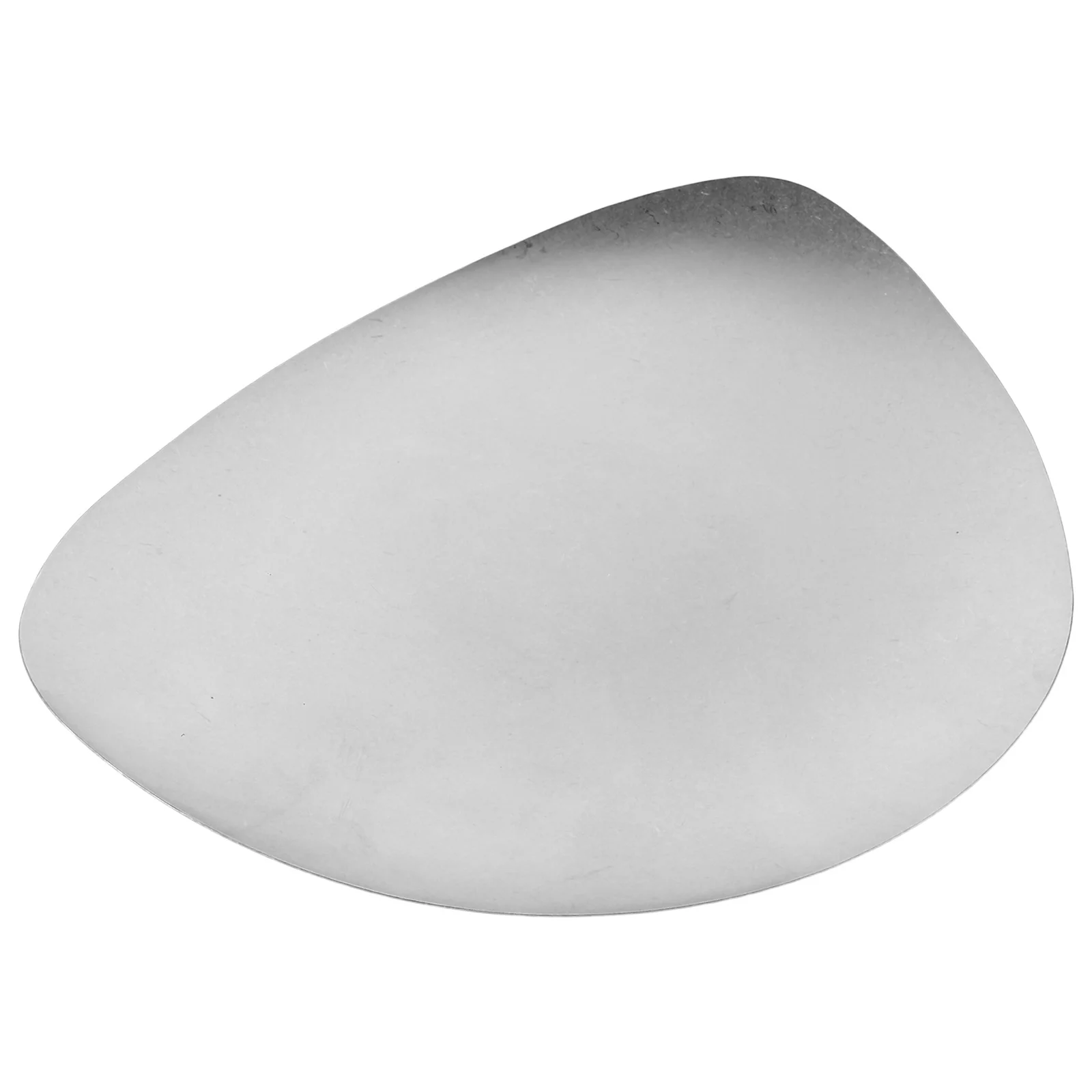 

Vintage Stainless Steel Serving Tray Irregular Shape for Desserts Cakes Appetizers Retro Stainless Steel Display Plate for Home