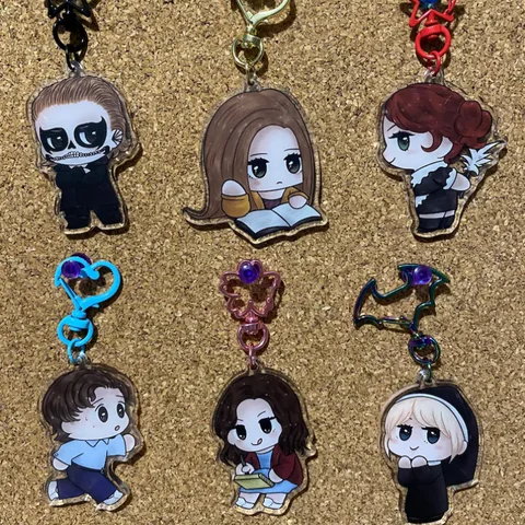 AHS Fanmade Acrylic Keychains Custom Design Special Collectible Keyring for Fans