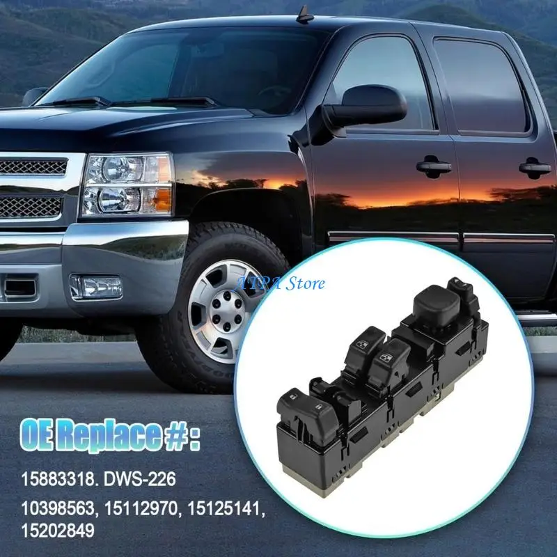 

U13C Left Side Power Window Switch Replacement Window Lifter Button for 1500