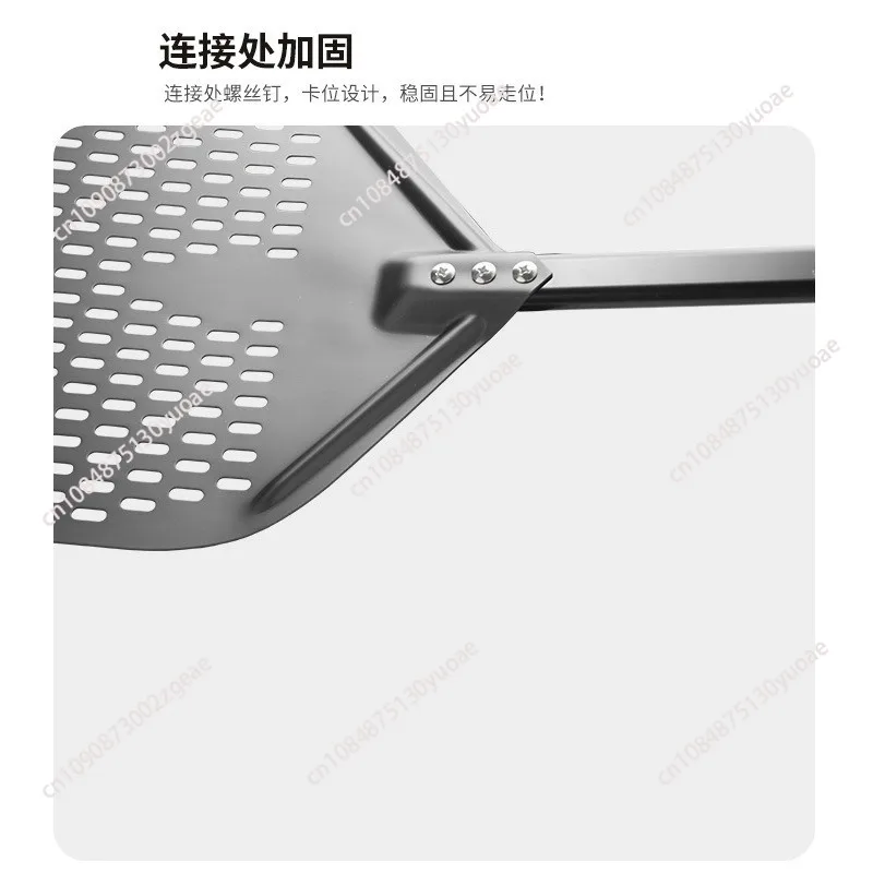 Removable pizza shovel Aluminum pizza transfer shovel Stainless steel semi-circular cutter Pizza shovel Baking tool