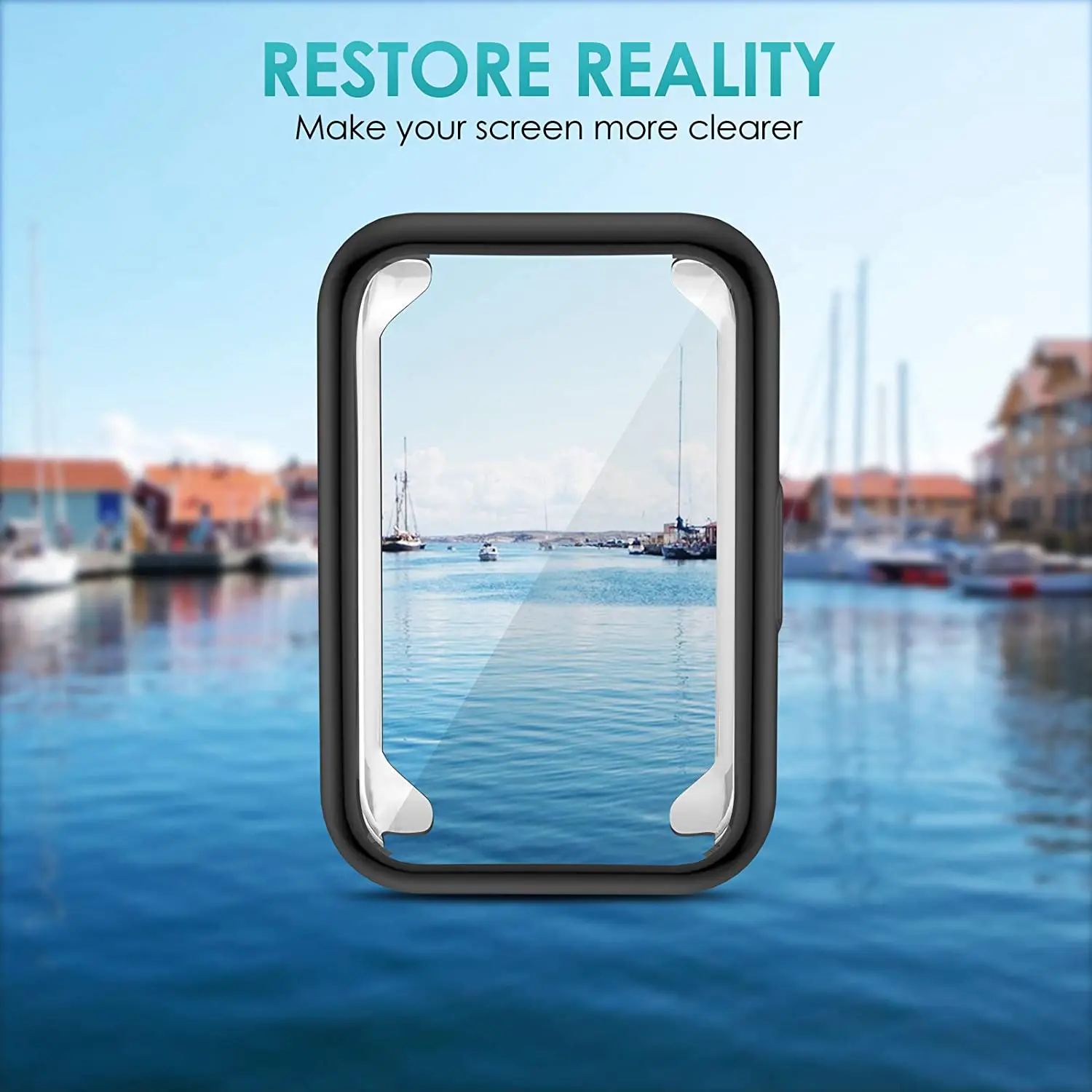 TPU Protector Case For Huawei Watch Fit 2 Case Plated All-Around Replacement Bumper Screen Cover Cases For Huawei Watch Fit2/Fit