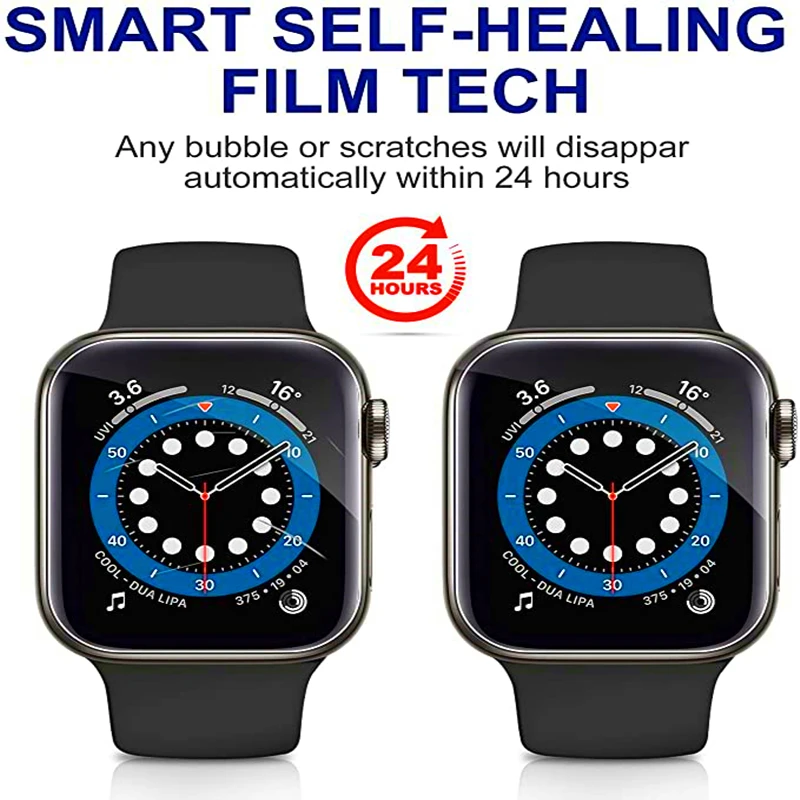 Soft Hydrogel Full Screen Protector Film For Apple Watch 7 6 SE 5 40MM 44MM 45MM Not Glass for iWatch 4 3 2 1 38MM 41MM 42MM