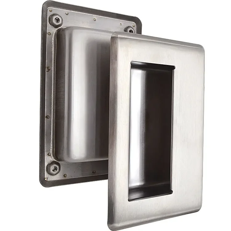 SK4-028-3 Hardware Industrial Maçaneta de Aço Inoxidável Porta de Emergência de Cozinha Maçaneta Escondida Alça Embutida