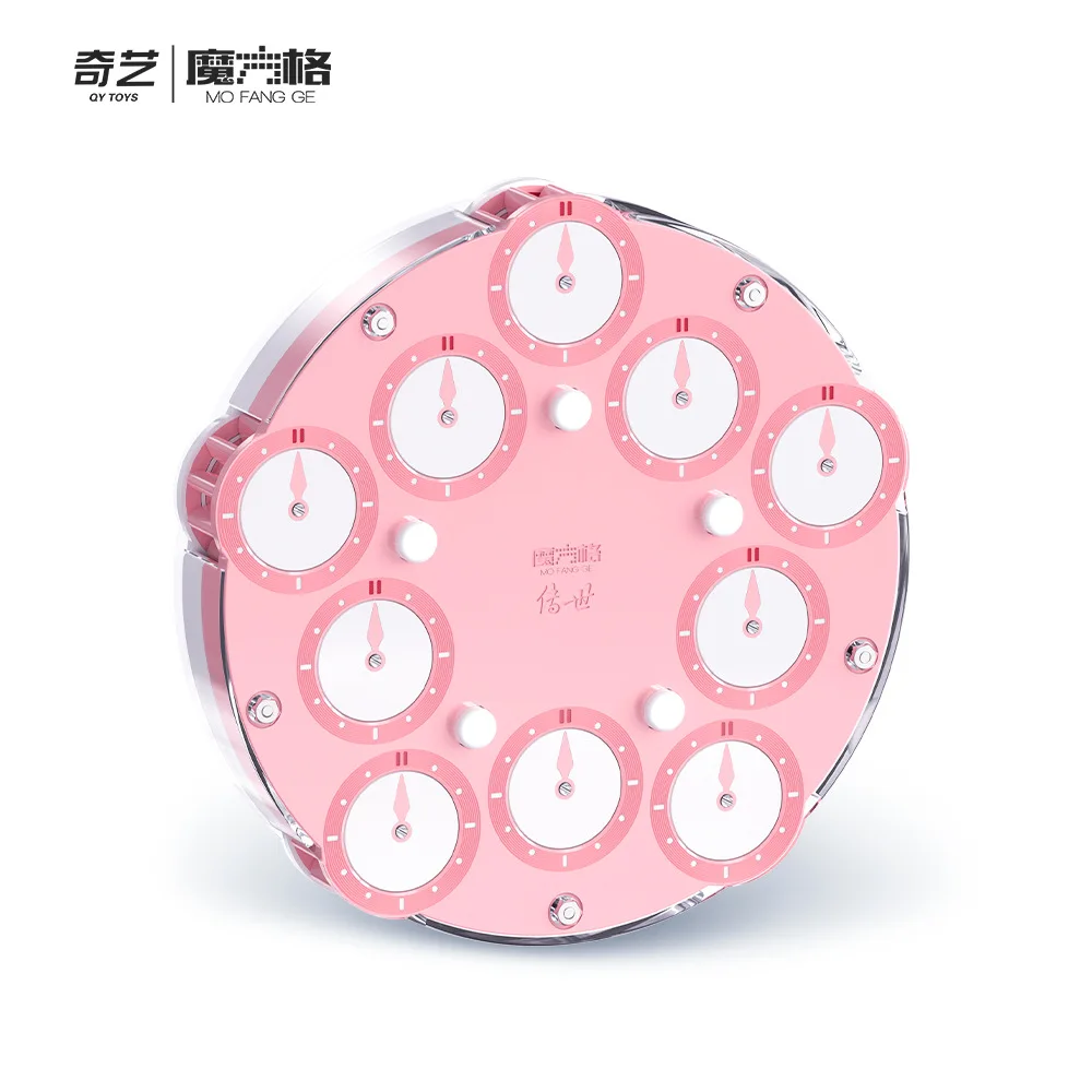 QiYi Clock qiyi clock mofangge QIYI مكعب ساعة المهنية المغناطيسي على مدار الساعة Chuanshi ساعة أُحجية مكعبات سرعة Clcok المغناطيس على مدار الساعة اللعب Mofangge على مدار الساعة QiYi على مدار الساعة