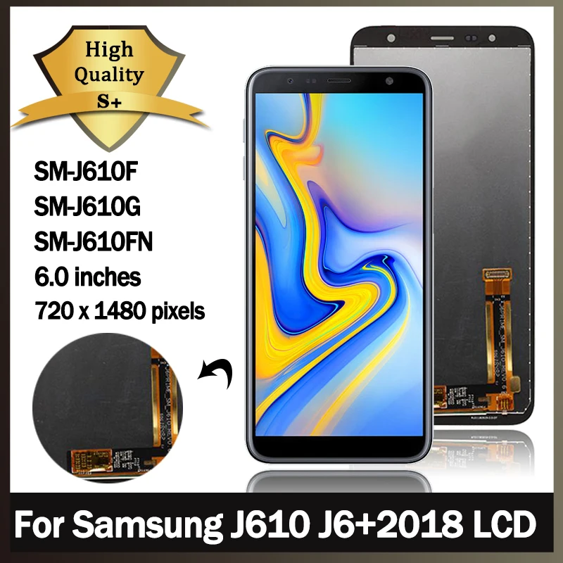6.0\'\'inch LCD For Samsung J6+ J6 Plus J610 J610F J610FN LCD Display Touch Screen For Samsung J4+ 2018 J410 J415 LCD