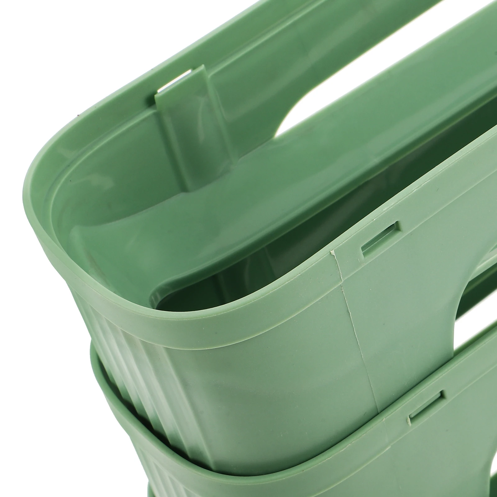 حاوية تخزين مكونة من 4 طبقات لتوفير مساحة الثلاجة لباب الثلاجة، صينية حامل بلاستيكية، صندوق قابل لإعادة الاستخدام، منظم الثلاجة،