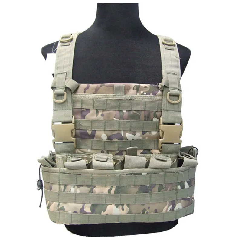 SOETAC Light Weight Tactical Vest Quick Release Combat Vest  Molle Protective Vest Airsoft Paintball Accessories