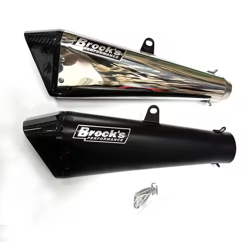 universal motorcycle exhaust system Brock Color Cover escape muffler with DB Killer for s1000rr GSX1300R cbr1000rr R1