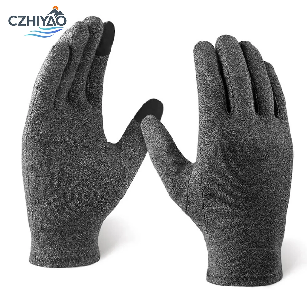 

CZHIYAO 1 Pair Sports Gloves Male And Female Hand Compression Gloves Wrist Tunnel Joint Pain Support Touch Screen Typing Work