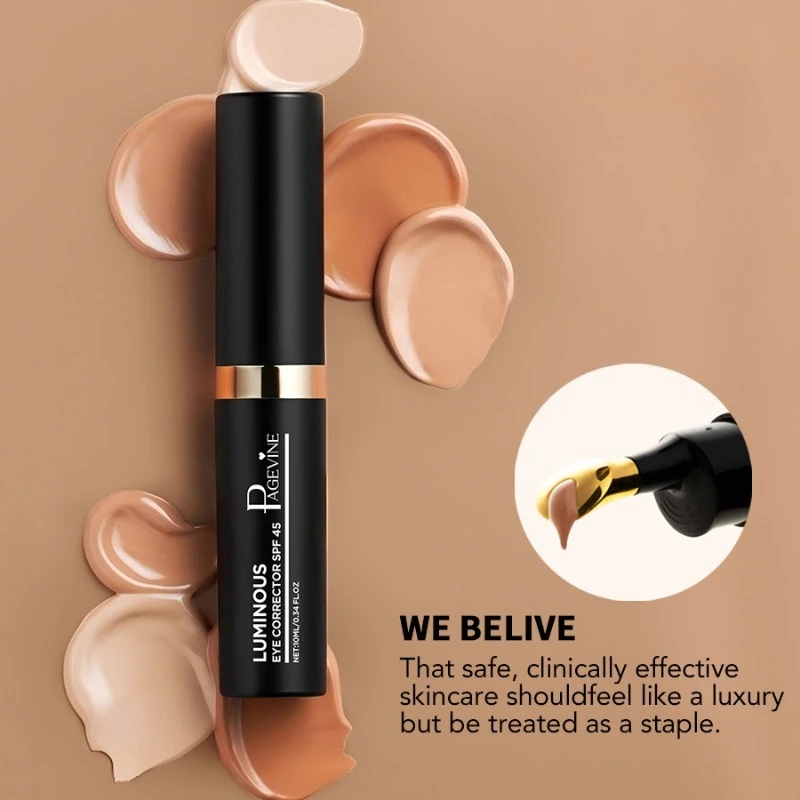 4 Color Under Eye Concealer Creamy Color Correcting Cover Dark Circles Fine Lines and Blemishes for All Skin Types Cosmetics