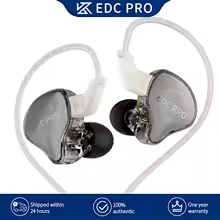 Novo kz edc pro melhor fones de ouvido com fio alta fidelidade baixo monitor dinâmico 3d estéreo cancelamento ruído com cabo de áudio destacável