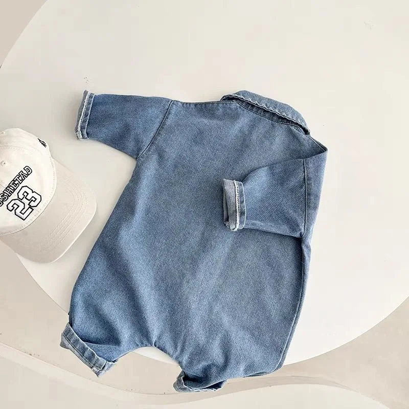 IYEAL Kids Jeans Baby Rompers Spring Boys Girls Overalls Bebe Jumpsuit Pants Toddler Trousers Kids Clothes Children Clothing