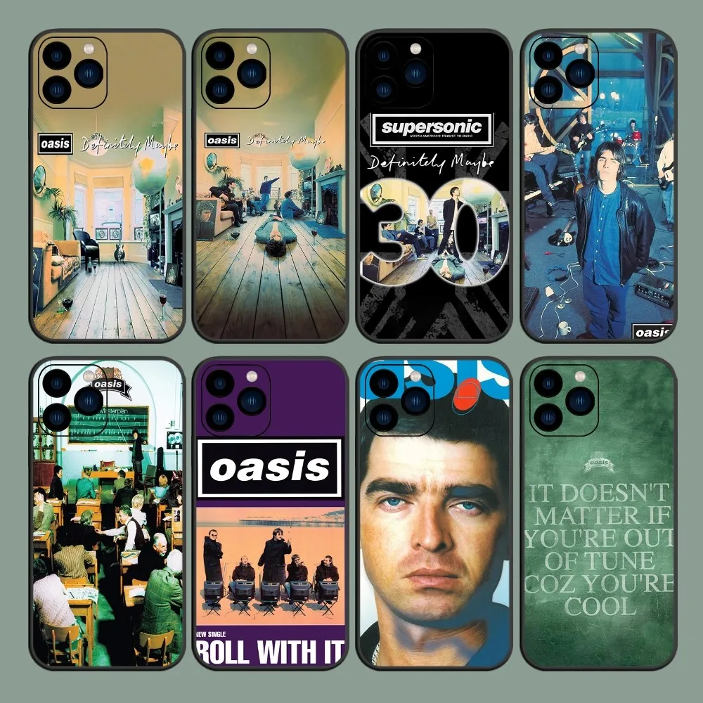 Band O-Oasis D-Definitely Maybe 30th Phone Case For iPhone 8 11 12 13 14 15 Mini X XR XS PRO MAX Plus Cover