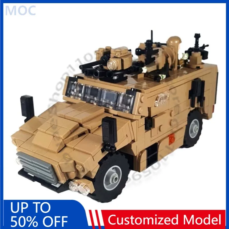 

684 PCS War series VBMR-L Serval MOC Customize Modular Building Block Creative Design Educational Simple DIY Festival Toy Gift