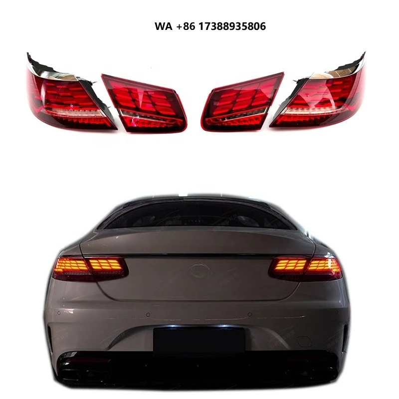 2015-2017y S Class Coupe C217 Dragon Style Rear Lights Europe Car Only Tail Lamps LED Car Auto Parts Car Accessories