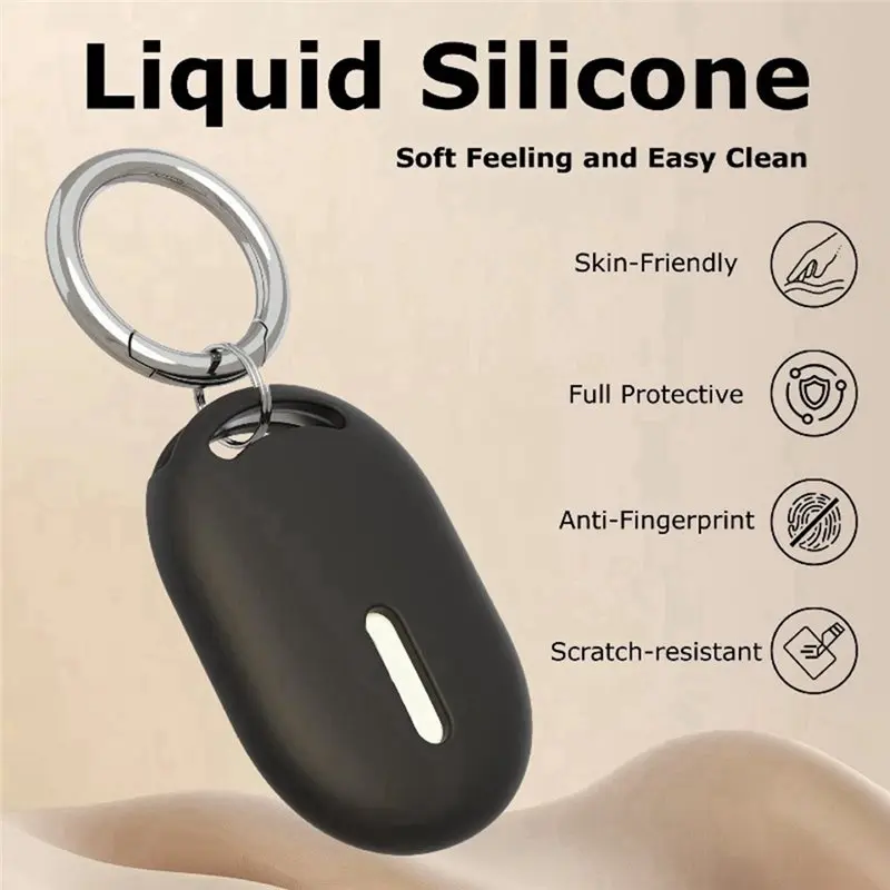 Anti-Lost Silicone Protective Case For Xiaomi Tag Tracker Waterproof Portable Storage Sleeve With Ring Access E