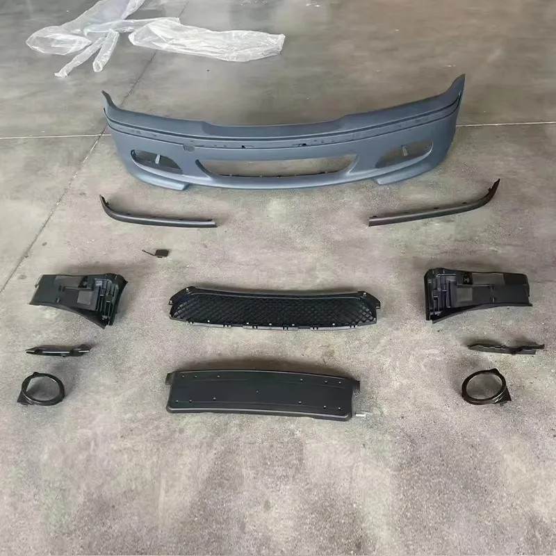 Factory Wholesale M-Tech M Sport Full Body Kit Front Rear Bumper Side Skirt Auto Exterior Replacement For 3 Series E46 1998-2004 - view 4