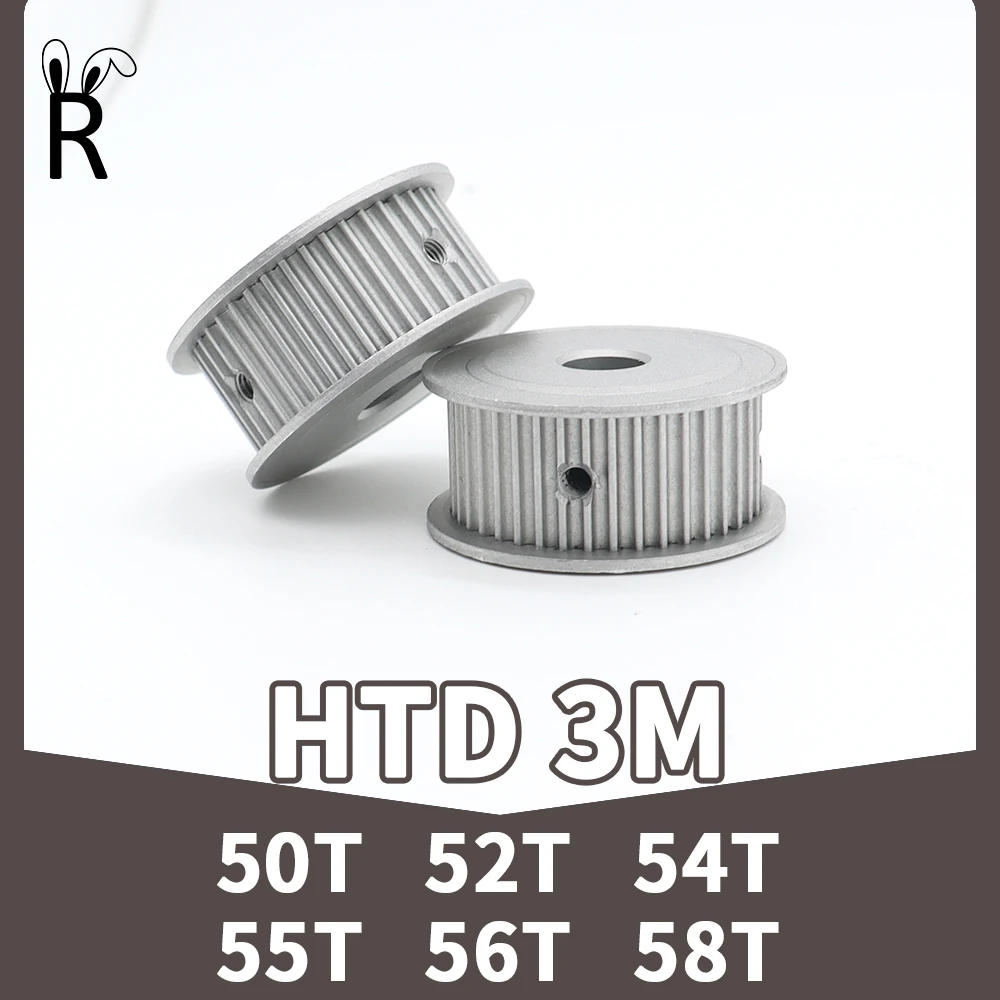 HTD3M 50teeth 52teeth 54teeth 55teeth 56teeth 58teeth HTD 3M Belt Pulleys 50T 52T 54T 55T 56T 58T HTD3M Timing Pulley 3M Wheels