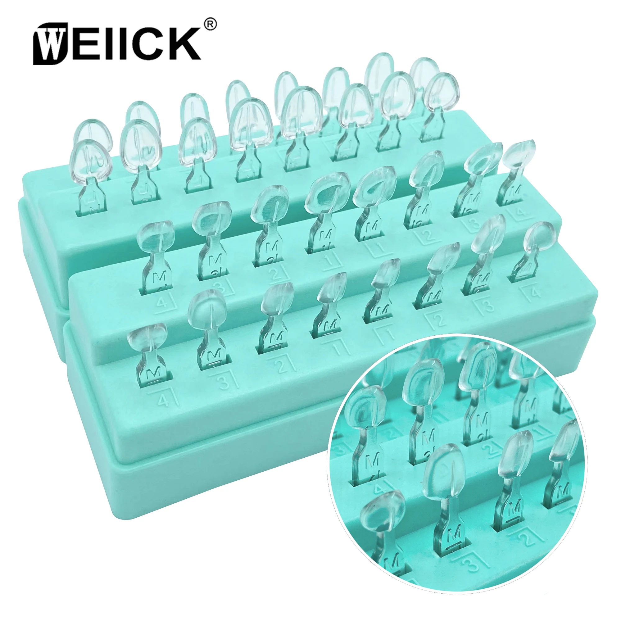 

32Pcs New Dental Veneer Mould Kit Composite Resin Mold Light Cure Autoclave Anterior Front Teeth Mould Teeth Whitening Tools