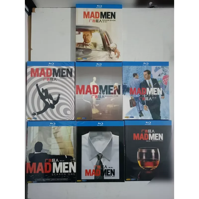 Blu-ray Disc Mad Men Complete Series Seasons 1 to 7 High Definition Box Set Collection