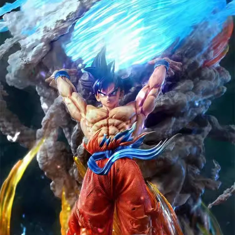 50cm Anime Goku Dragon Ball Figures GK Son Goku Action Figures Super Genki Bomb PVC Collection Statue Model Toys Decoration Gift