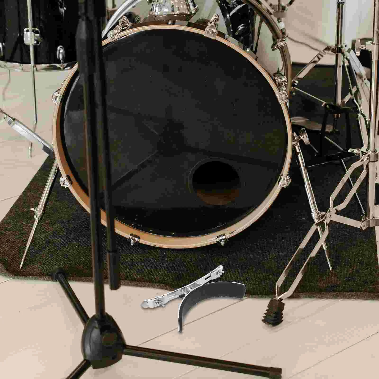 Marching Drum Leg Rest Electric Pad Practical Support Accessory for Snare Pedal Replacement Parts Sponge Anti-rust Child