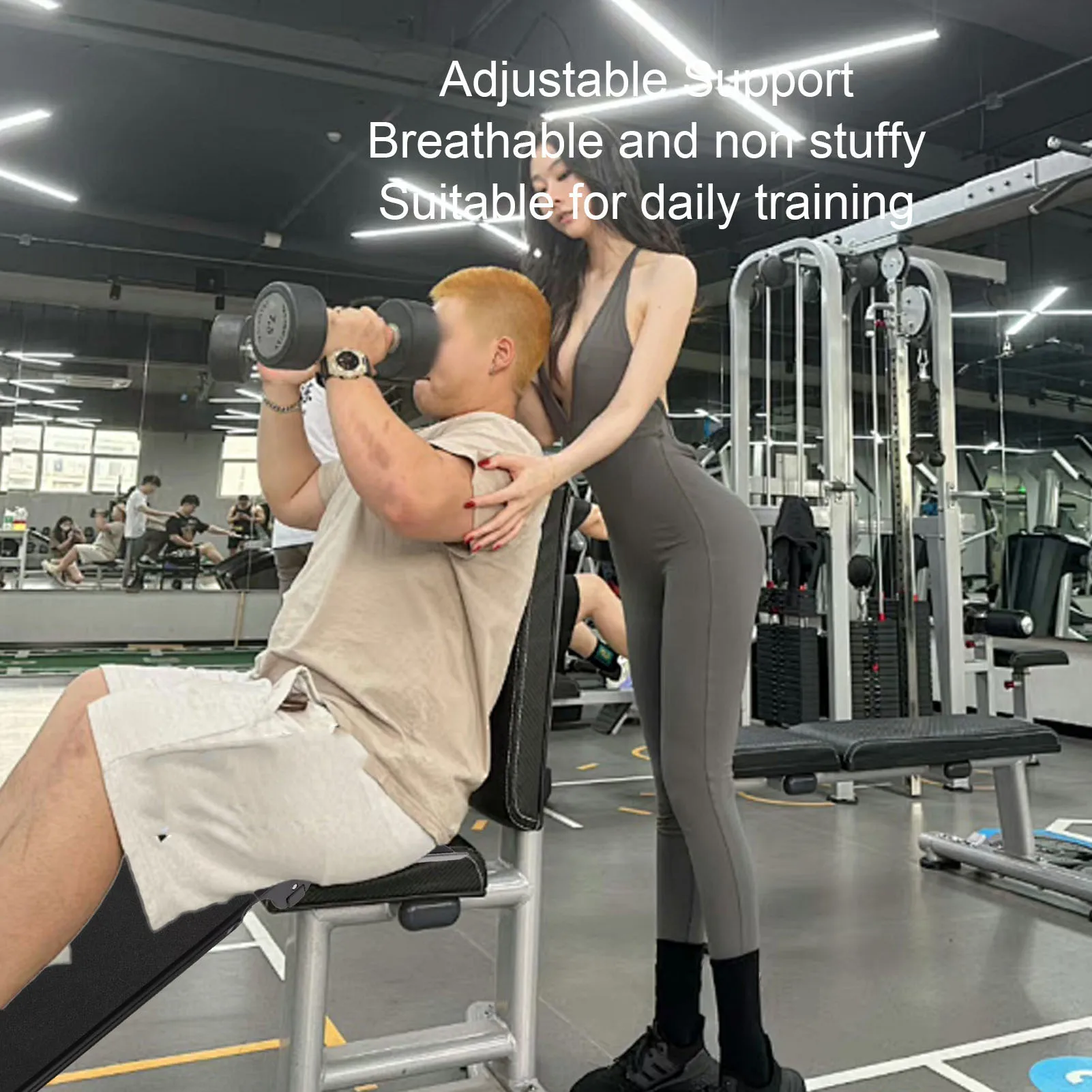 Alat Penyangga Lutut, Alat Penyangga Lutut, Alat Penyangga Lutut yang Dapat Disesuaikan, Anti Selip, Mudah Dibersihkan, Alat Penyangga Lutut untuk Pelari Atlet