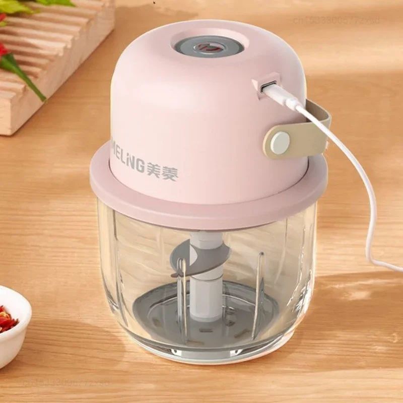 MELNG Wireless Electric Garlic Beater Household Small Meat Grinder Multifunctional Baby Food Dispenser Safely Fast Household