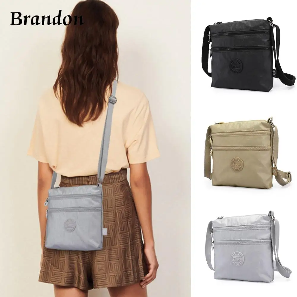 

New Shoulder Bag Lightweight Splashing Water Nylon Casual Fashion Versatile Canvas Messenger Bag