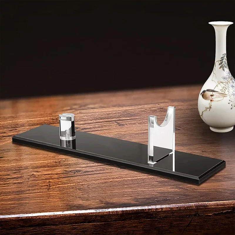 Acrylic Display Stand Knives Holder Cutter Desk Display Rack No Folding Knives Collection Counter Top Cutlery Storage Knife Hunt view 5