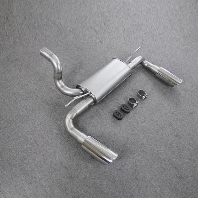 Exhaust Pipe System Stainless Steel Exhaust Muffler For Jeep Wrangler 3.8/2.0TConversion Exhaust Fit