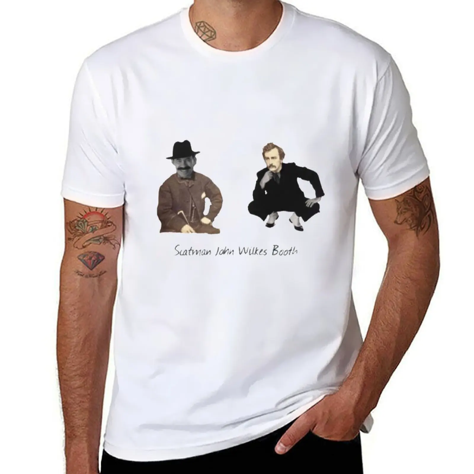

Scatman John Wilkes Booth T-Shirt man t shirts graphic man tshirt T-Shirt