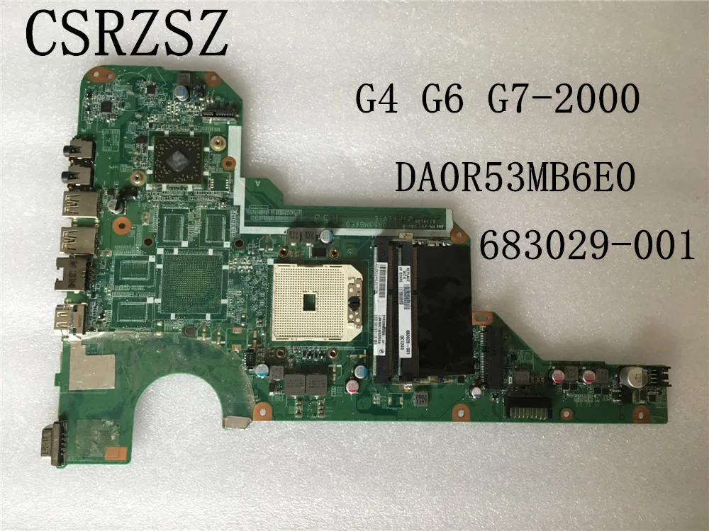 

For HP Pavilion G4-2000 G6-20000 G7-2000 Laptop motherboard 683029-001 DA0R53MB6E0 DDR3 Tested