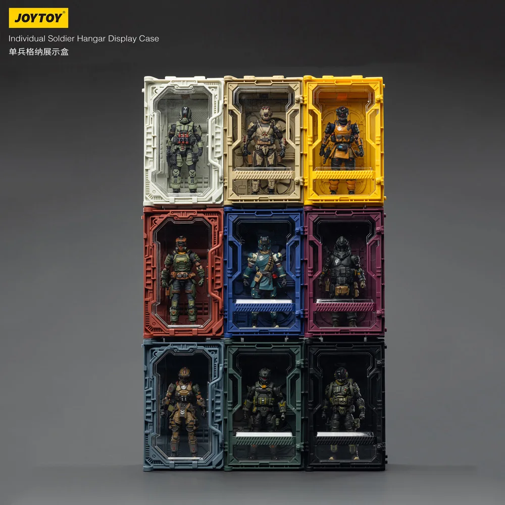 

JOYTOY Dark Source 1/25 Scale Individual Soldier Hangar Display Case for Soldier Collection Display Action Figure Model Toys