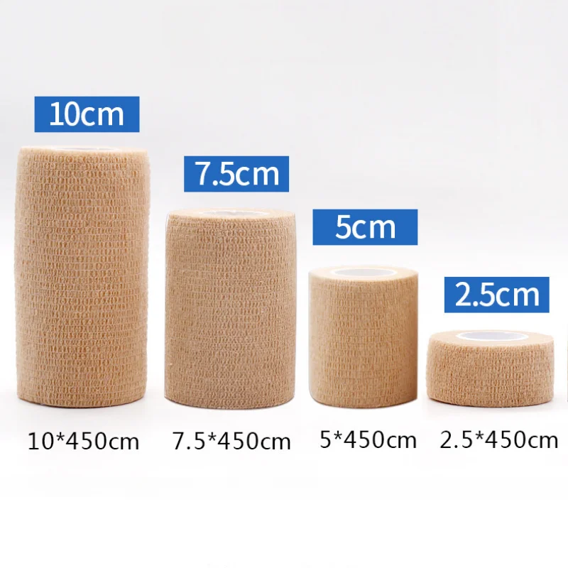 1 Roll Nonwovens Elestic Bandages for First Aid Wound Dressing Bandage Tape Sports Protection Bandages 4 Specification Patch