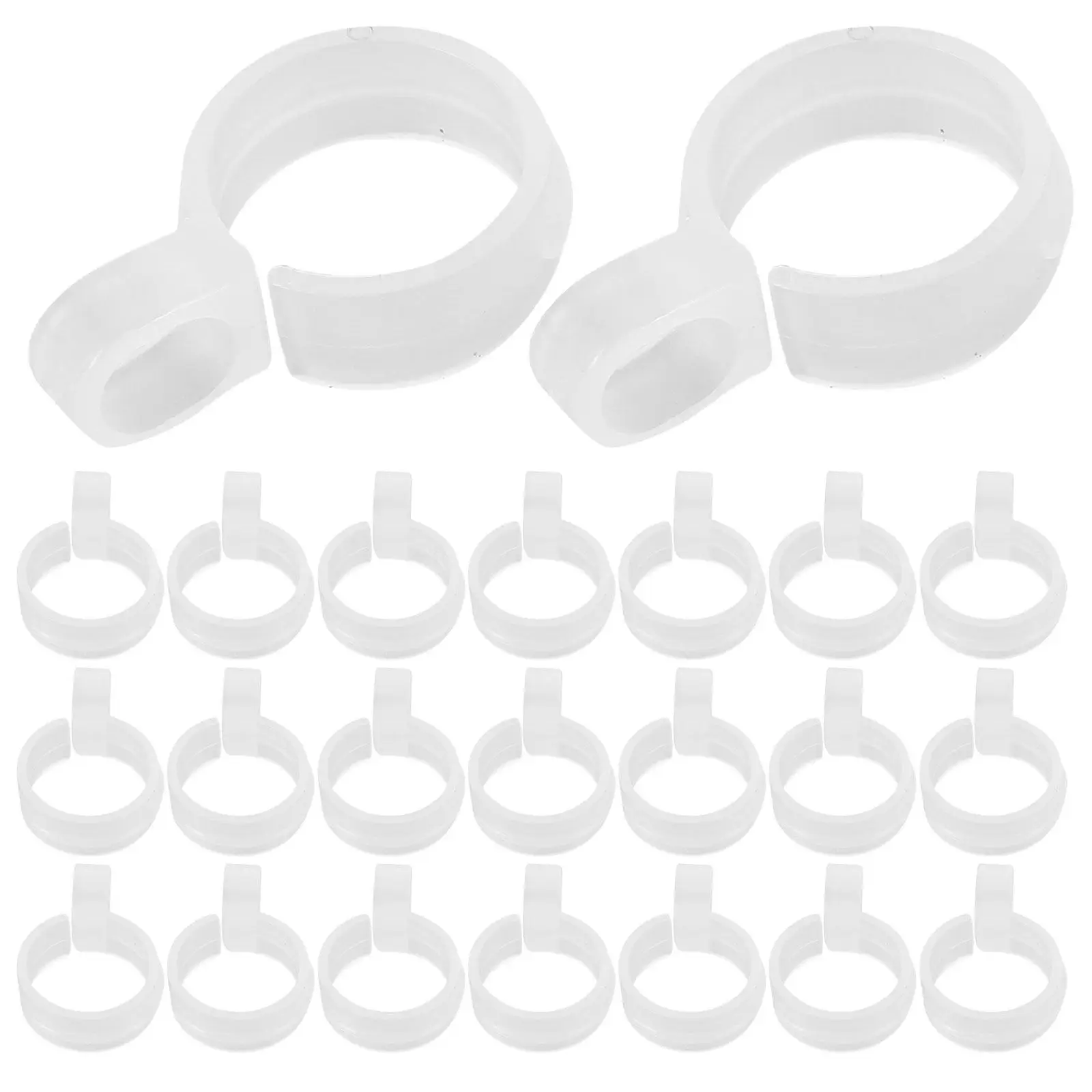 

100 шт. ветрозащитных пластиковых зажимов-фиксаторов для вешалок, крючков для сушки, вышивальных рам и белья