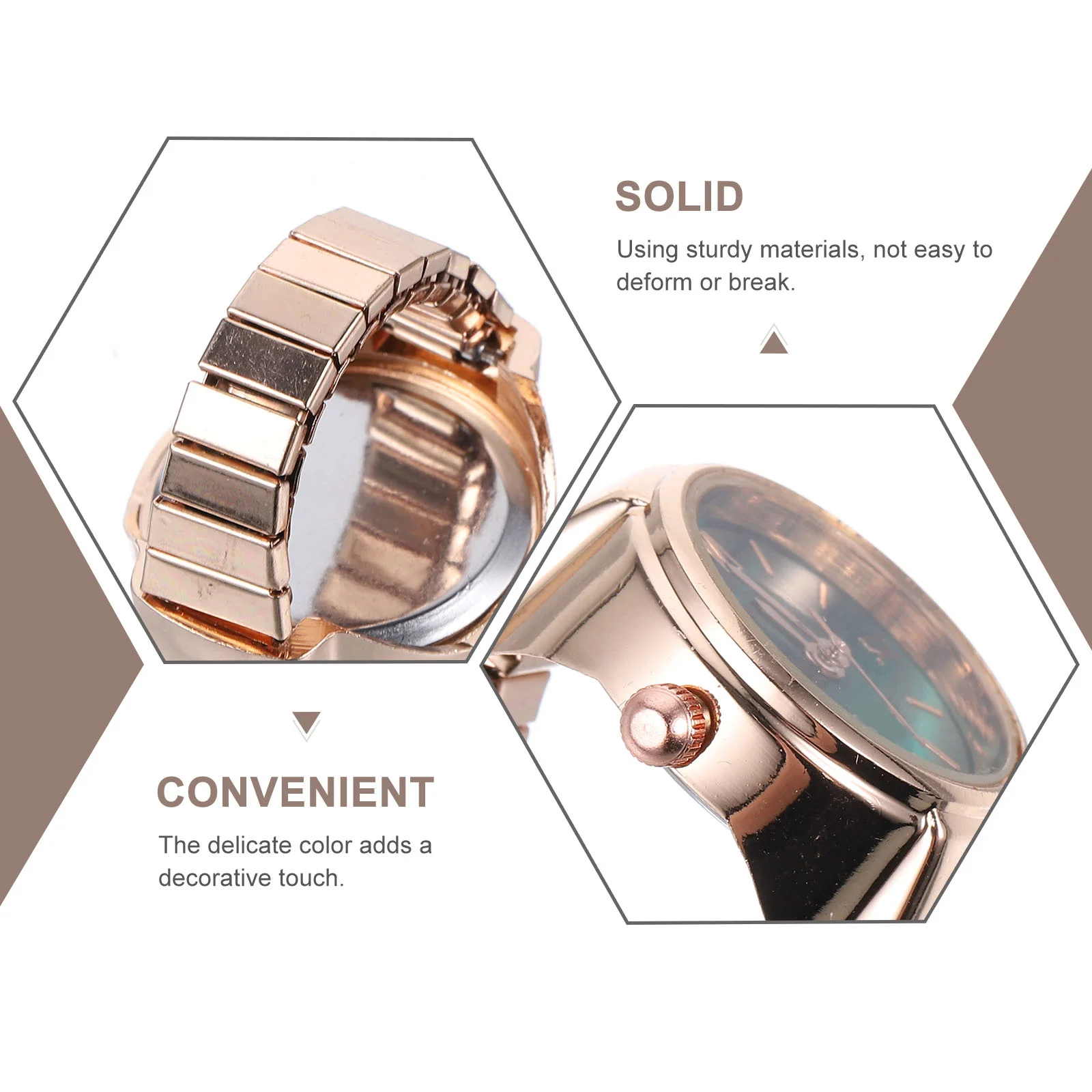 

Mini Green Round Quartz Ring Ring For Women Watch For Women Men Small Lightweight Jewelry Watch Hands Gift Rose Gold