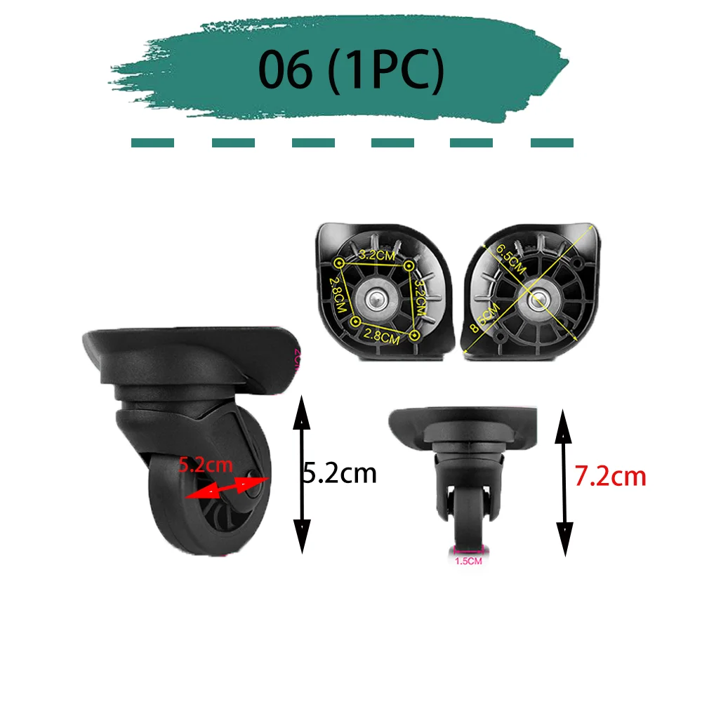 Adapt To Samsonite 06 V97 V22 D40 103 106 Silent Wheel Universal Wheel Travel Suitcase Repair Travel Accessories Wheels Smooth