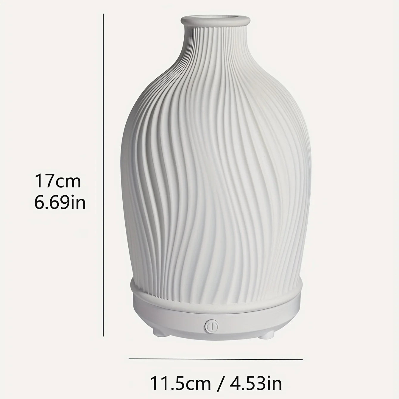 Ультразвуковой увлажнитель с прохладным туманом с питанием от USB — элегантный белый для комфорта в помещении и идеального подарка