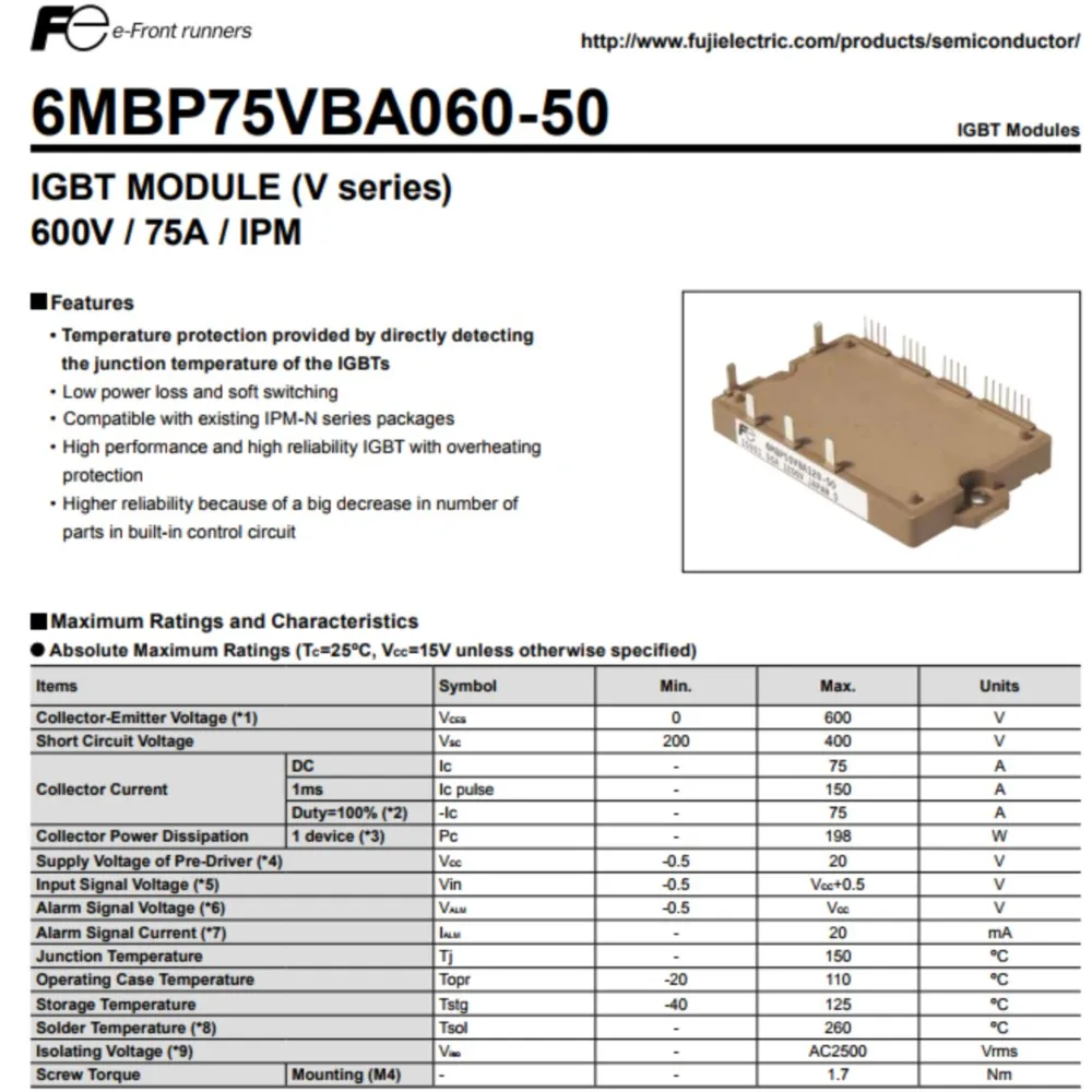 6mbp75vba060-50 Nieuwe Module