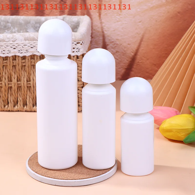 Refillable Sponge Head Applicator 50/80/150ML Empty Plastic Liquid Medicine Bottles for Skin Care Scalp Hair Antipruritic Storag