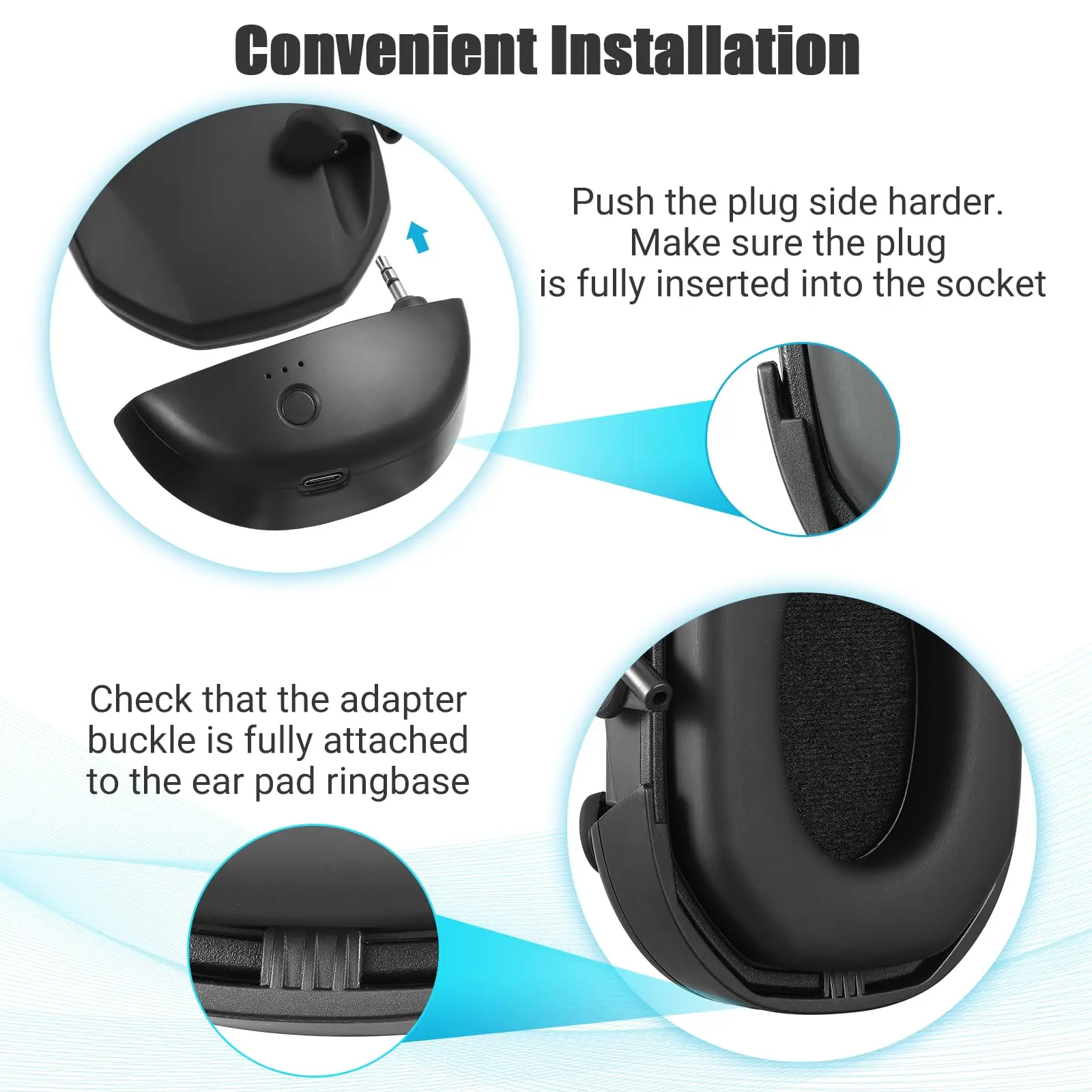 Adaptador Bluetooth W1 para orejeras de tiro inalámbricas W - imagen 2