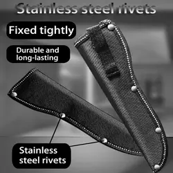 Funda de cuero para cuchillo de cinturón con hebilla