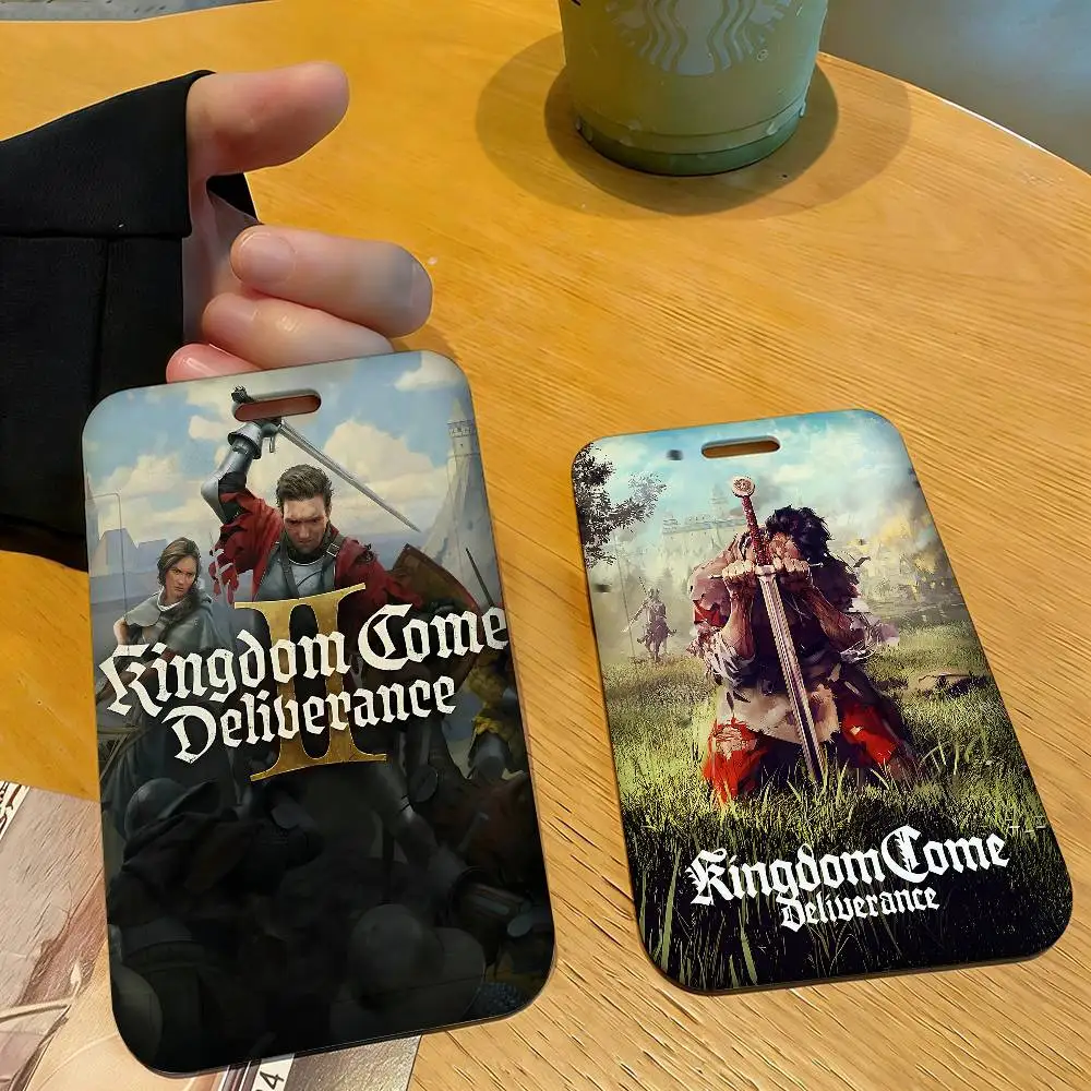 

Держатель для бейджей Classic Game K-Kingdom Come D-Deliverance 2 из ПВХ-материала, чехол для удостоверения личности, для работы, медсестер, для ключей и кошелька
