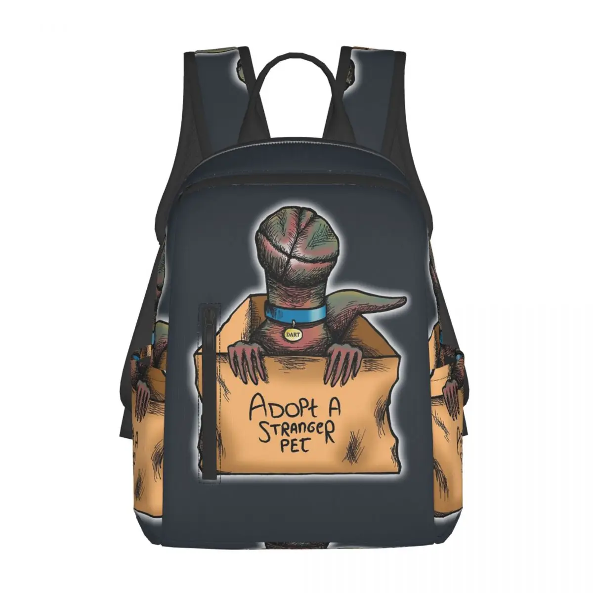 

Рюкзак Adopt A Stranger Pet Backpack Daypack большой вместимости, детская сумка для книг, школьная сумка, сумки через плечо для мужчин и женщин