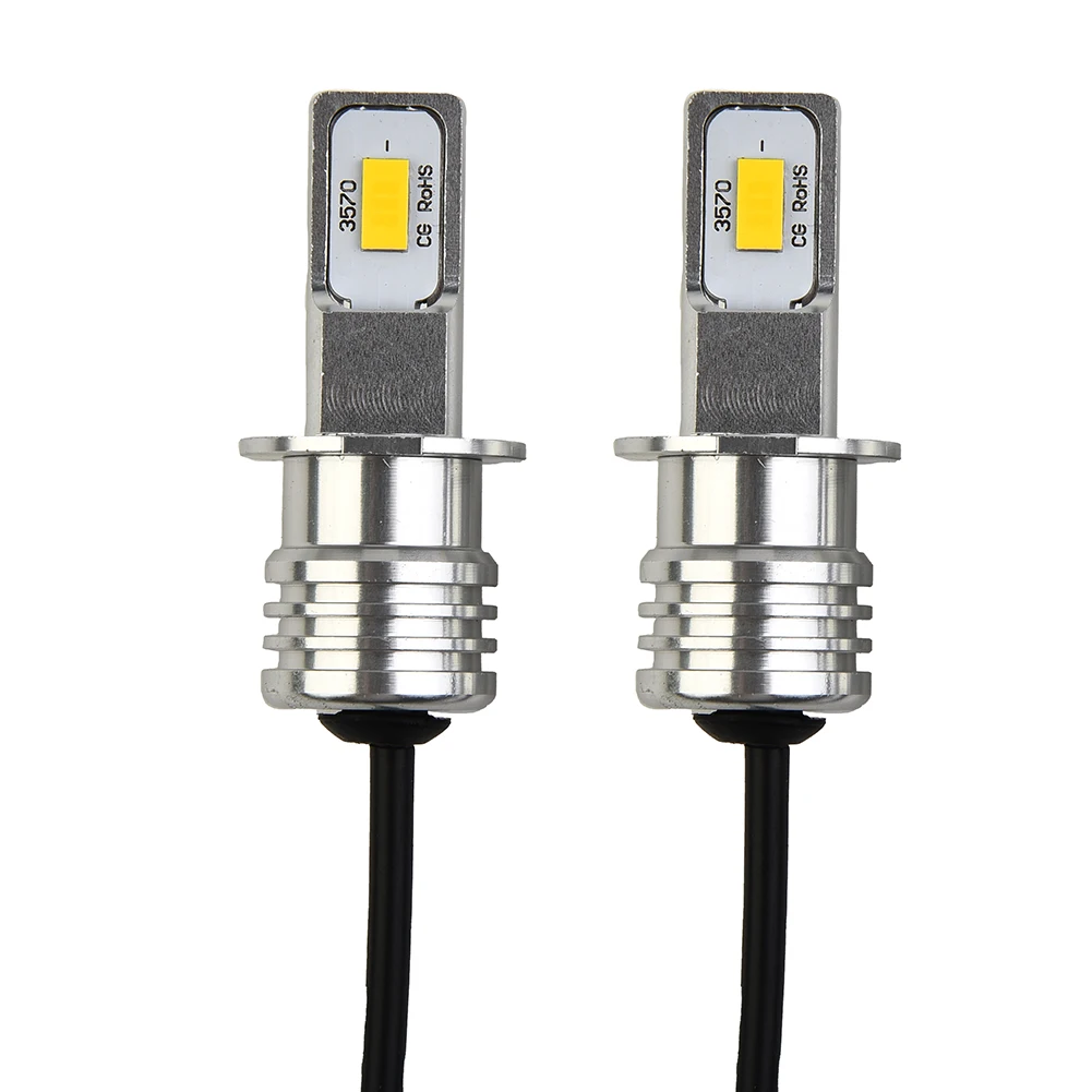 Conversion Kit Light Bulbs Light Bulbs Conversion Kit Accessories 2 Pcs 360 Degrees 80W 2000LM 3000K Aluminum Alloy